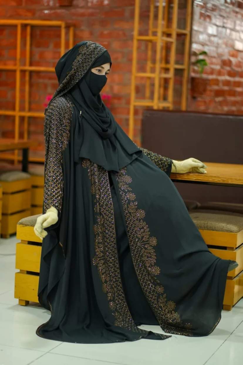 প্রিমিয়াম দুবাই চেরি বোরকা — 2