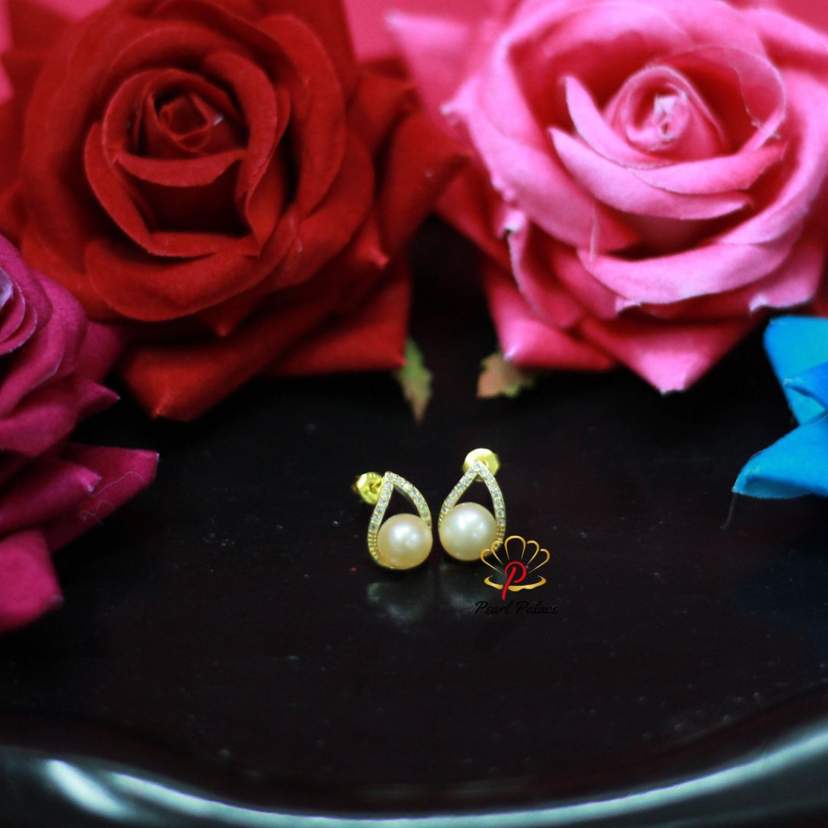 Classic AAA Pearl Stud Earrings — 2