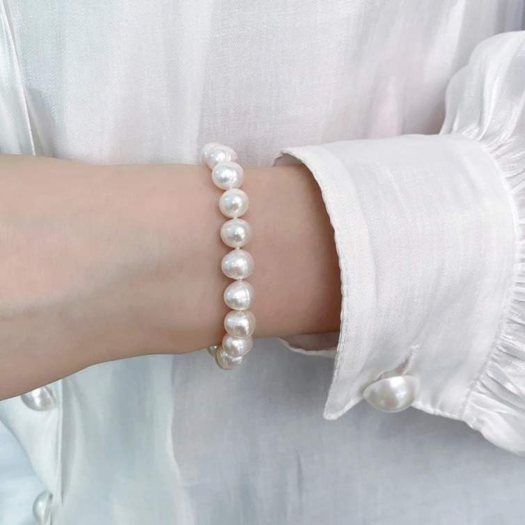 9mm Freshwater Pearl Bracelet, Pearl Bracelet — 2